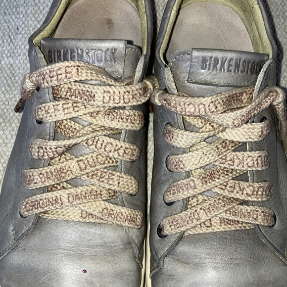 Birkenstock women’s size 38 gray Sneakers - leather upper and footbed - Picture 3 of 16